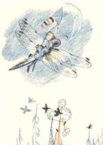 Ил. М.Митурича к сказке К.Чуковского «Приключения Бибигона»