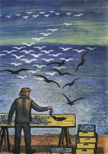 Ил. Ю.Соостера к книге Е.Спангенберга «Птицы, зайцы, лисицы и прочие…»