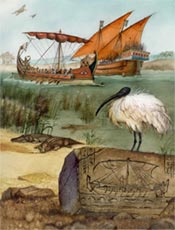 Ил. И.Олейникова к книге А.Усачёва «Сказочная история мореплавания»