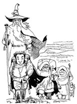 Ил. И.Олейникова к сказочной повести Дж.Р.Р.Толкина «Хоббит, или Туда и Обратно»