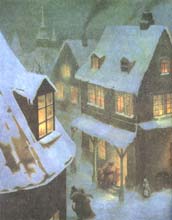 Рис. А.Архиповой к сказке Х.К.Андерсена «Девочка со спичками»