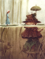 Ил. И.Олейникова к сказке Х.К.Андерсена «Дюймовочка»